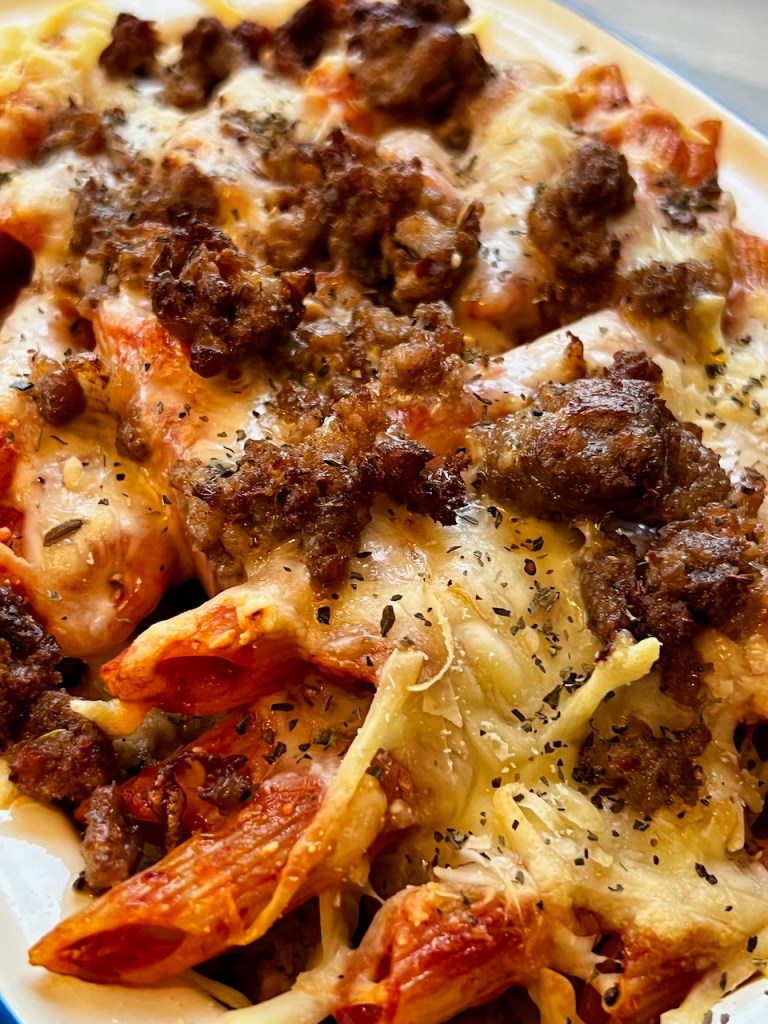 Baked Penne With Calabrian Sausage Recipe Kris Munro